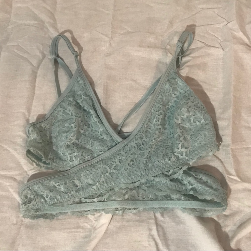 PINK Light Blue Bralette